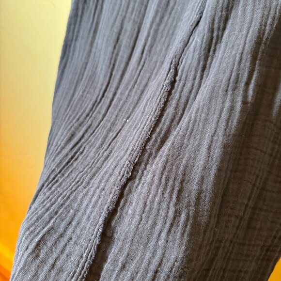 Michael Stars Navy Gauze Deep V-Neck Midi Dress – Women’s S - Picture 6 of 7